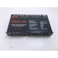 KEVLAR 7 K-771 BAND PARAMETRIC PRE AMP Kevlar PRE AMP kevlar amplifier