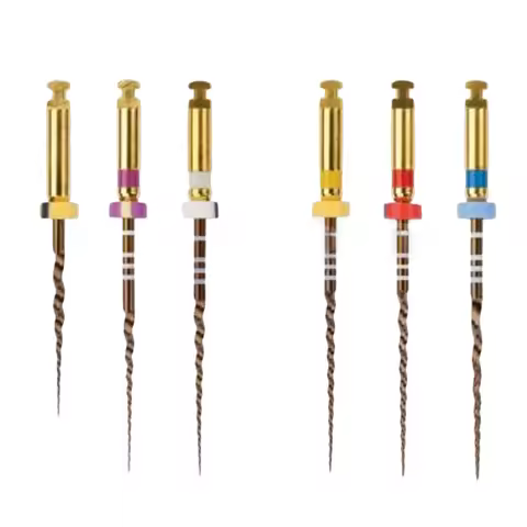 3x6pcs/box Dental Endodoncia Files GOLD Files Dentistry teeth whitening Root Tools