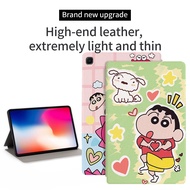 For Samsung Galaxy Tab A 8.0 (2019) A7 Lite SM-T220 T225 A9 SM-X110 X115 Cute cartoon crayon little 
