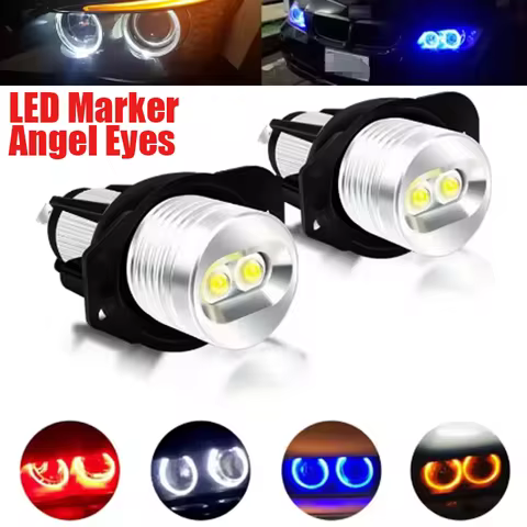 LED Angel Eye Daytime Running Light Bulb Canbus Error Free For BMW 3 series Pre-LCI E90 E91 325i 328