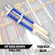 Up side Down KLX Cnc Gold Fastbikes Upside Down FB Motor KLX Usd Klx Supra 125