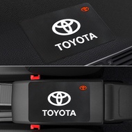 Toyota Car Anti-slip Mat Mobile Phone Holder Car Styling Accessories For Innova Corolla Wish Wigo Fortuner Vios Avanza Altis Camry Hilux Sienta Hiace Estima Chr