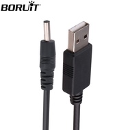 [Sold Out] BORUiT USB 3.5mm 5V DC Jack Power Cable Charger For LED Headlamp Head Torch Headlight Fla