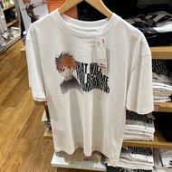 ✨NEW เสื้อยืด Ut Haikyu!! แขนสั้น Uniqlo เสื้อยืดสตรี