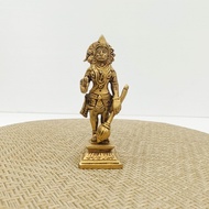 BRASS STANDING HANUMAN 12 cm HOME DECOR st674