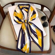 1pc Printed Long Scarf 5.3 X 57 Inches Women's Fashion Headband, Belt, Bag Handle, Neck Scarf 13.5 X