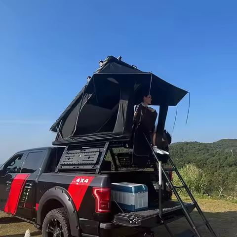Lightweight Hard Rooftop Tent Aluminum Outdoor Camping Car Roof Tent