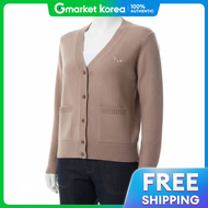 MAISON KITSUNE 25FW BABY FOX LAMBSWOOL BOXY CARDIGAN PW00501KT1006-0054 베이비 ฟอกซ แลมสวล