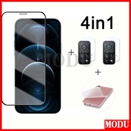 MODU 4 in1 9D Screen Glass Huawei Nova 8SE 7 7SE 6se 7i 5T 5 5i 4E 3i 3 3E Y6 Y6S Y7 Y7A Y6P Y7P Y8P 2019 2020 Mobile Phone Camera Lens Protector