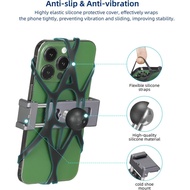 FANAUE Aluminum Phone Holder with 20mm Ball with 360° Rotation Smartphones with a Width of 5.5" to 8