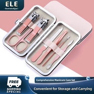 16-Piece Manicure/Pedicure Nail Clippers Nail Care Kit Carbon Steel Pedicure Care Tools Beauty Tools