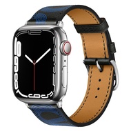 สายหนัง PU สำหรับสายนาฬิกา Apple 49มม. 45มม. 44มม. 41มม. 41มม. 40มม. 38มม. สำหรับผู้หญิงผู้ชาย IWatch สายเดี่ยวสำหรับ Apple Watch อัลตร้าซีรีส์8 7 6 5 4 3 2 1ซีรีย์ SE2