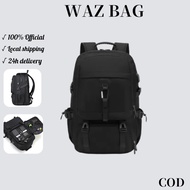 [Ready Stock] 50-80L Beg Travel Bagpack Expand Waterproof Hiking Backpack With Shoe Compartment