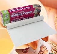 AKM - 【熱賣商品】家用烘焙吸油紙 耐高溫烤盤紙油紙(5m) (包裝隨機) 【微波爐紙·焗爐紙·烤肉專用】