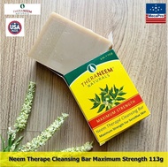 TheraNeem® Naturals Neem Therapé Cleansing Bar Maximum Strength 113g สบู่สารสกัดจากสะเดา - Bar