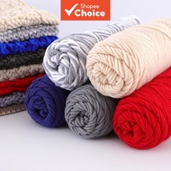 100g 8Ply Thread Crochet Milk Cotton Yarn  For Knitting Scarf Wool Handmade DIY Fabric