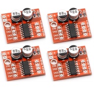 4Pcs Mini L298N 2 Channel H Bridge DC Motor Driver Board with MX1508 Chip for Electric Projects, Sma