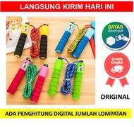 Tali Skipping Skiping Lompat Tali Jump Rope dengan Penghitung Digital