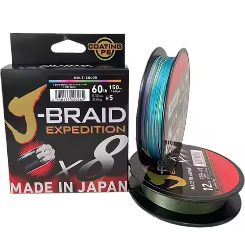 DAlWA 8 Braided Fishing Line - Length:300m/330yds 0.1mm-0.42mm,Size:10-90lb Japan PE Braided Line JB