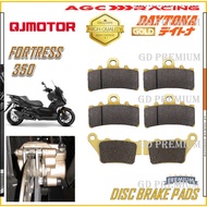 QJMOTOR DISC BRAKE PADS SCOOTER FORTRESS 350 GOLD QUALITY GDPX