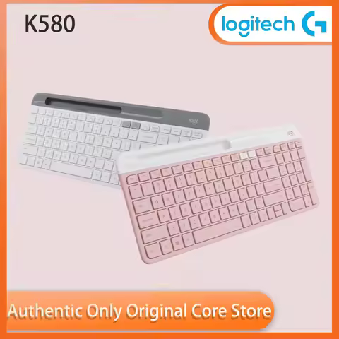 Logitech K580 Lightweight Multi Device Wireless Keyboard is a compact and quiet keyboard suitable fo