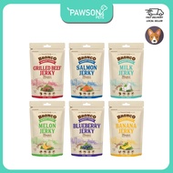 Bronco Jerky Dog Treats 70g | Grilled Beef, Blueberry, Melon, Salmon, Banana, Milk