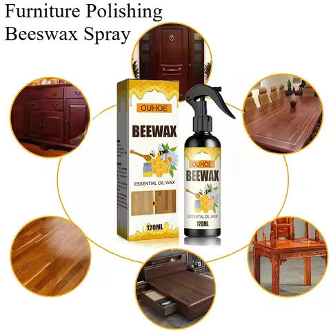 LAVIE LIFE Furniture Polishing Beeswax Spray Wooden Floor Cleaning Maintenance Wood Table Shiny Wear
