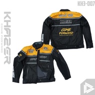 BEST PRODUK [KHAZER] (GRATIS STIKER, GANTUNGAN KUNCI, TAS TOTEBAG ) JACKET RIDING RACING GEAR JAKET 