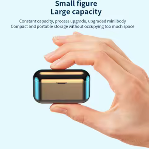 Wireless Bluetooth Headphones Tws Waterproof Earbuds Earphones Digital Display Charging Case for Opp