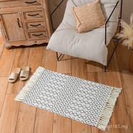 Sofa Double Diamond Household Floor Mat Bedside Long Door Mat Living Room Carpet Bedroom Bedside Cof