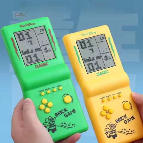 Large Screen Tetris Games Console Retro Nostalgic Classic Handheld Games Console Electronic Toys Ret