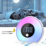 藍牙鬧鐘 音箱 鬧鐘 speaker bluetooth 無線充電電子鬧鐘 彩燈 電子數字鐘SG-1