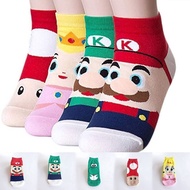 Cute Cartoon Socks Mario Princess Peach Mushroom Cute Socks Christmas Gift