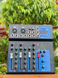 Bàn trộn âm thanh- Mixer Max 11 - 6 kênh (4 mono 2stereo) kết nối BluetoothUSB - 99 hiệu ứng vang -