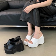 Wedge Heels Square Toe  Slippers Women 35-39