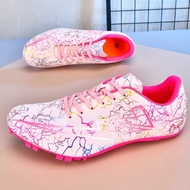 New Men Women Track and Field Shoes Non Slip Spiked Running Shoes Outdoor Sneakers Track Training Sh
