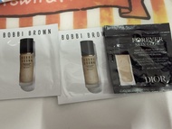 Bobbi Brown粉底試用裝 dior foundation dior sample bobbi brown蟲草粉底液 dior粉底液