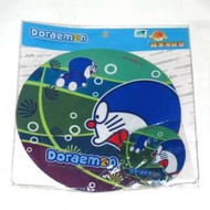高彈性子母型滑鼠墊~哆啦A夢~完整包裝~大+小2入組合(圓形款) 1組160元