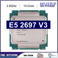 MVIBP ใช้2697V3 E5 Xeon 2697 V3 Processor 14-Core 2.60GHZ 35MB 22nm LGA 2011-3 TDP 145W CPU OIVYB