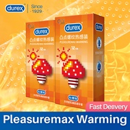 [Free Shipping] High Quality Natural Rubber Latex Pleasuremax Warming Durex Condoms 3D Ribbed and Dotted Lubrication Condom Sleeve