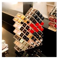 Lipstick Storage Shelf Multi-Grid Dressing Table Storage Grid Storage Box Cosmetics Desktop Storage