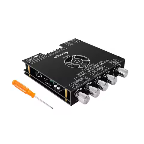 Latest YS-AS21 Bluetooth Digital Amplifier Board 220W+220W+350W 2.1-Channel TPA3251 High-Bass Adjust