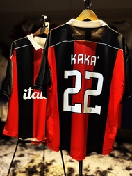 FORMD NEW COLLECTION เสื้อฟุตบอลเอซี มิลานคอปก มีซิบ สไตลด์ย้อนยุค 90 ทรง OVERSIZE ออกกำลังกาย กีฬา