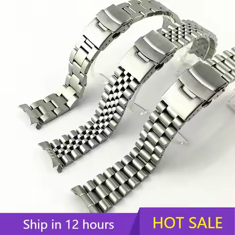 For Seiko Stainless Steel Watch Band 20mm 22mm Men Sport Strap for SRPD SKX007 009 SRPD63K1 for jubi