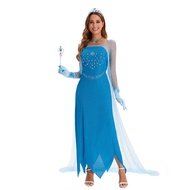 Adult Elsa Princess Dress - Frozen Queen Cosplay Costume