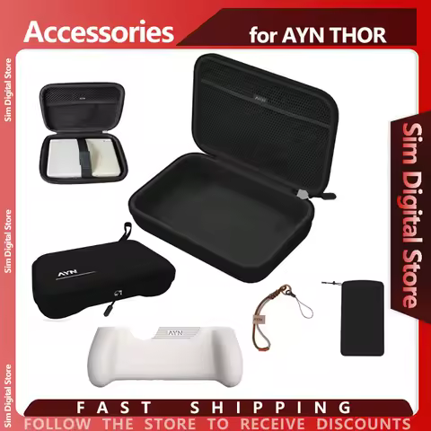 Offical AYN THOR Storage Bag Handheld THOR Flip Game Console Grip Bag Protective Cases Carry Bags fo