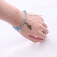 Musical Cotton Bracelet - G Clef 4 | Music Motif bracelet