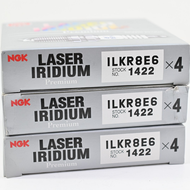 NGK Iridium Platinium ILKR8E6 1422 ปลั๊กไฟกระพริบทองแดงสำหรับ Mitsubishi Lancer Evolution รุ่นที่ 10