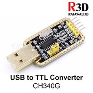 CH340G USB to Serial TTL UART Converter Adapter CH340 DTR CTS W Cable