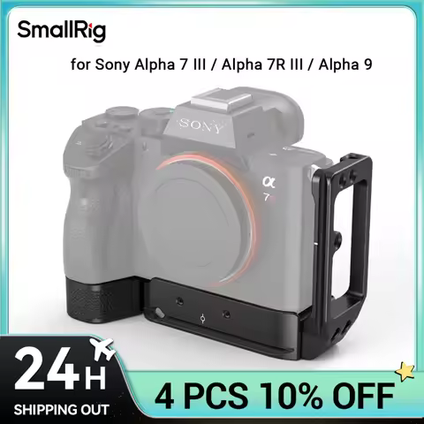 SmallRig A73 L Plate for Sony A7M3 A7R3 L-Bracket for Sony A7III / A7RIII / A9 Feature With Quick Re